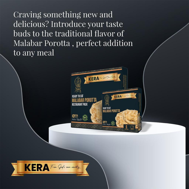 Kera Malabar Porotta - Restaurant Pack - 20 Pieces