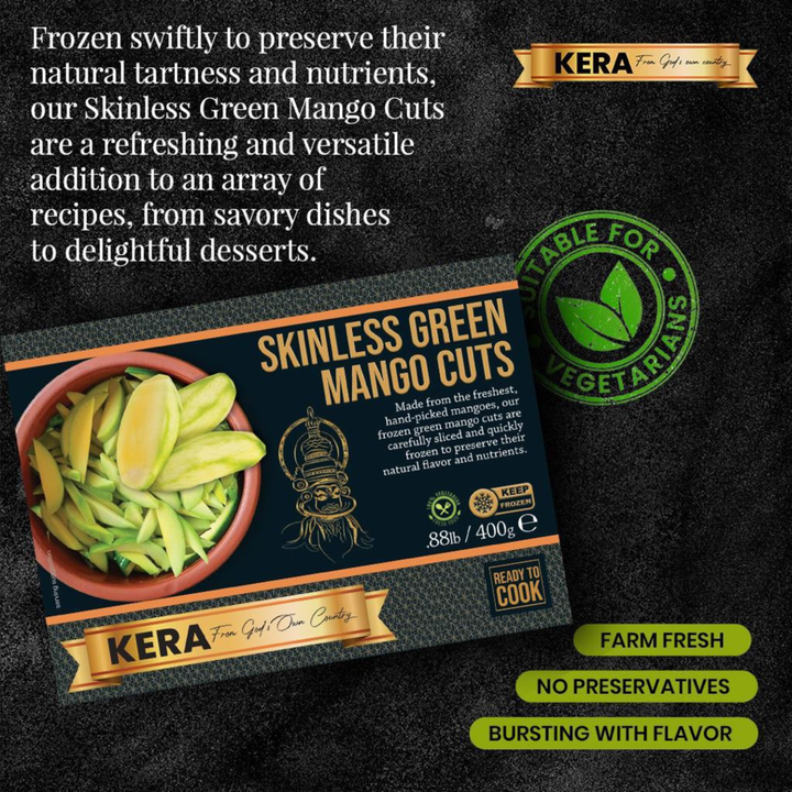 Kera Skinless Green Mango Cuts - 400g